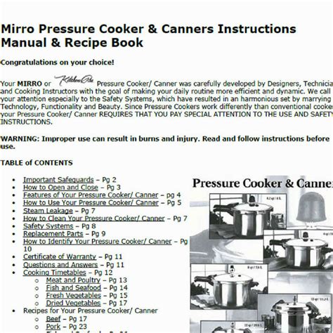 pressure canner troubleshooting guide